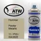 Preview: Hummer, Pewter Metallic, 11 / P33 / WA382E: 400ml Sprühdose, von ATW Autoteile West.